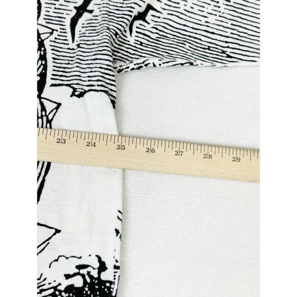 Vintage 90s Massachusetts T-Shirt XXL All over Print Tourist Single Stitch - Picture 7 of 8